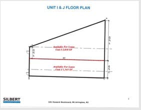 181 Howard Blvd, Mount Arlington, NJ à louer Plan d’étage– Image 2 sur 2