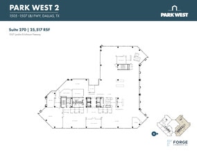 1501-1507 Lyndon B Johnson Fwy, Dallas, TX à louer Plan d’étage– Image 1 sur 1
