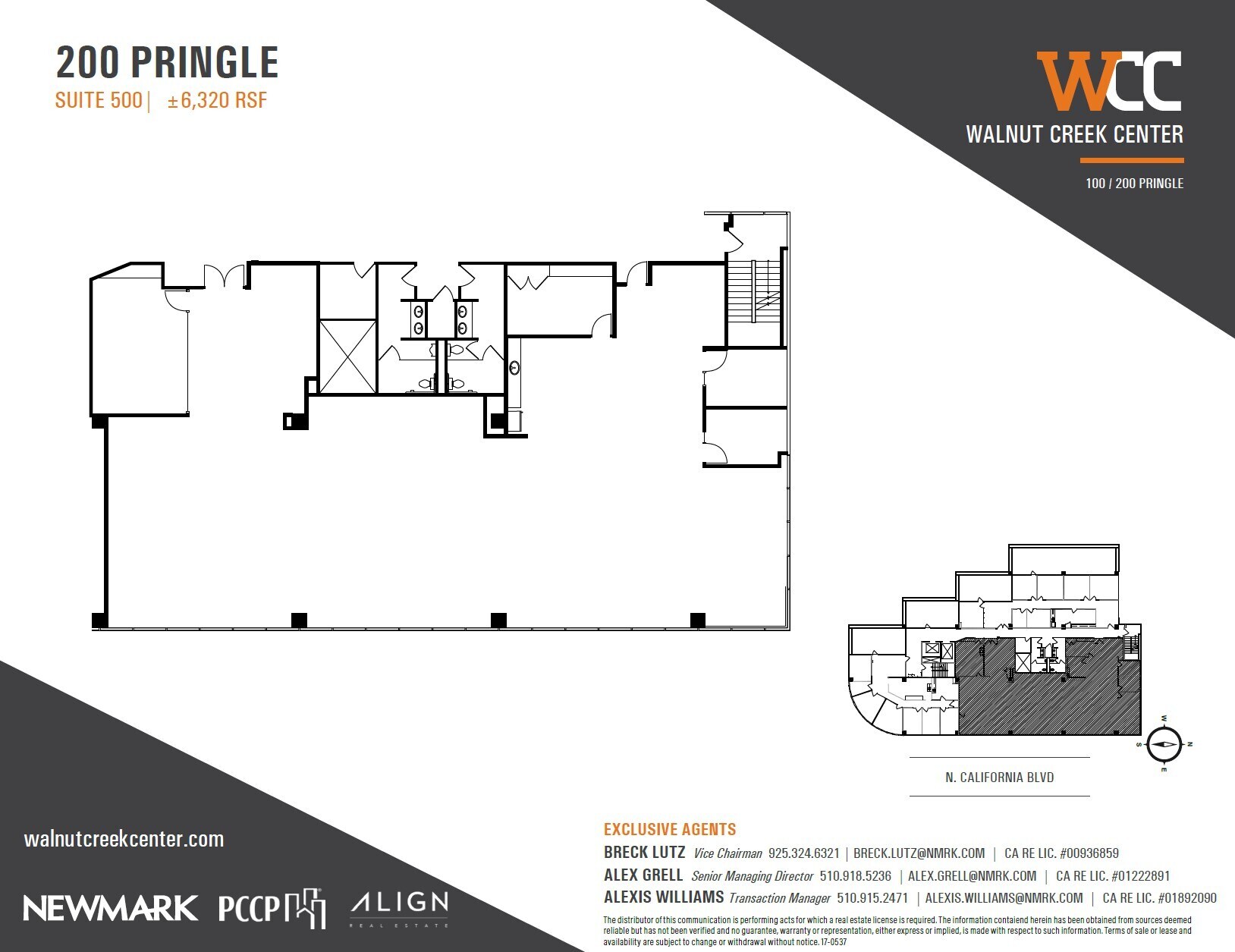 100 Pringle Ave, Walnut Creek, CA à louer Plan d’étage– Image 1 sur 1