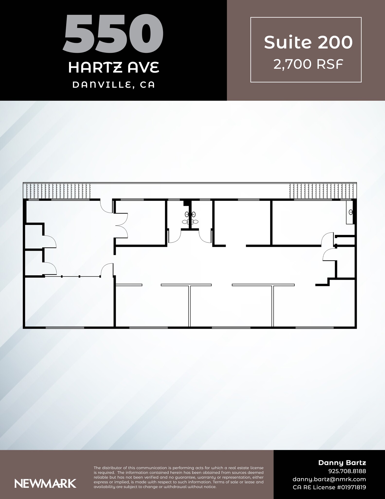 550 Hartz Ave, Danville, CA à louer Plan de site– Image 1 sur 1