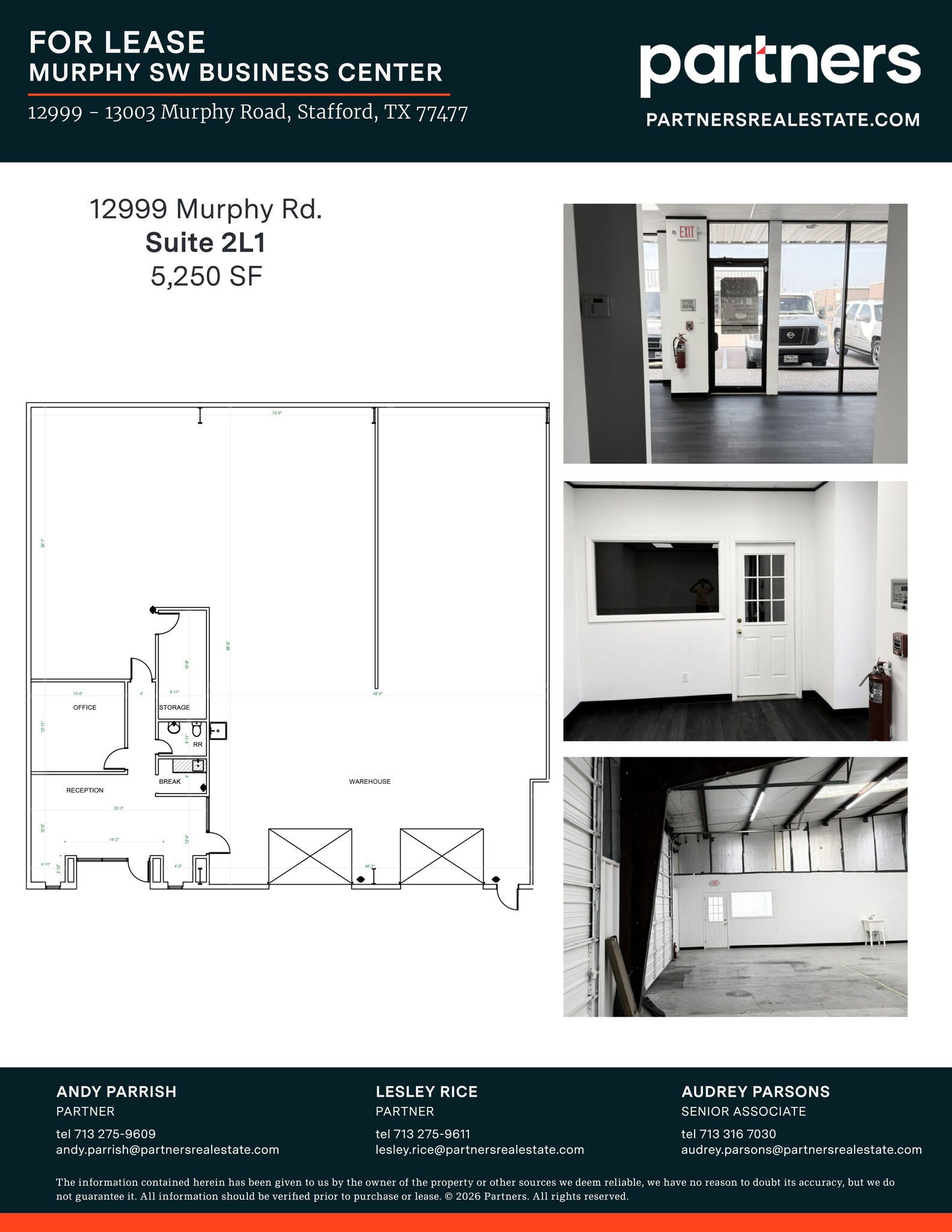 12999-13003 Murphy Rd, Stafford, TX à louer Plan de site– Image 1 sur 8