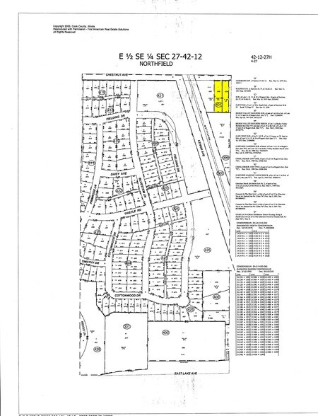 2111-2115 Chestnut Ave, Glenview, IL à vendre - Plan cadastral – Image 2 sur 57