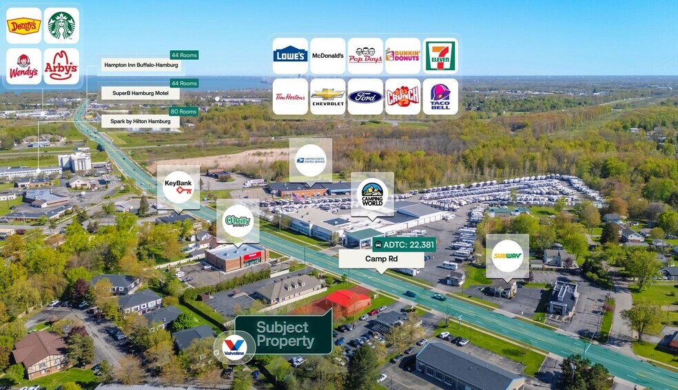5556 Camp Rd, Hamburg, NY à vendre - Aérien – Image 3 sur 3