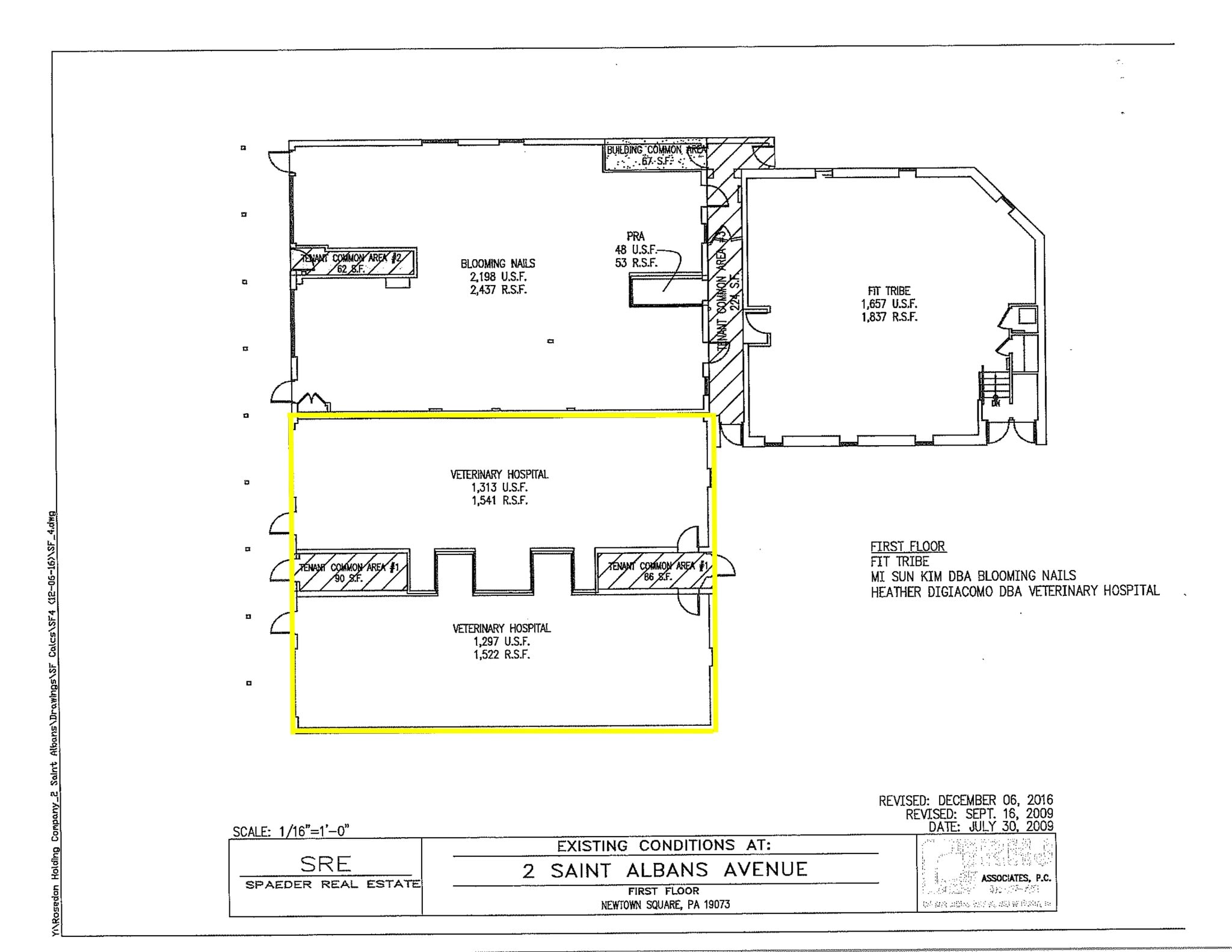 2-12 Saint Albans Ave, Newtown Square, PA à louer Plan de site– Image 1 sur 1