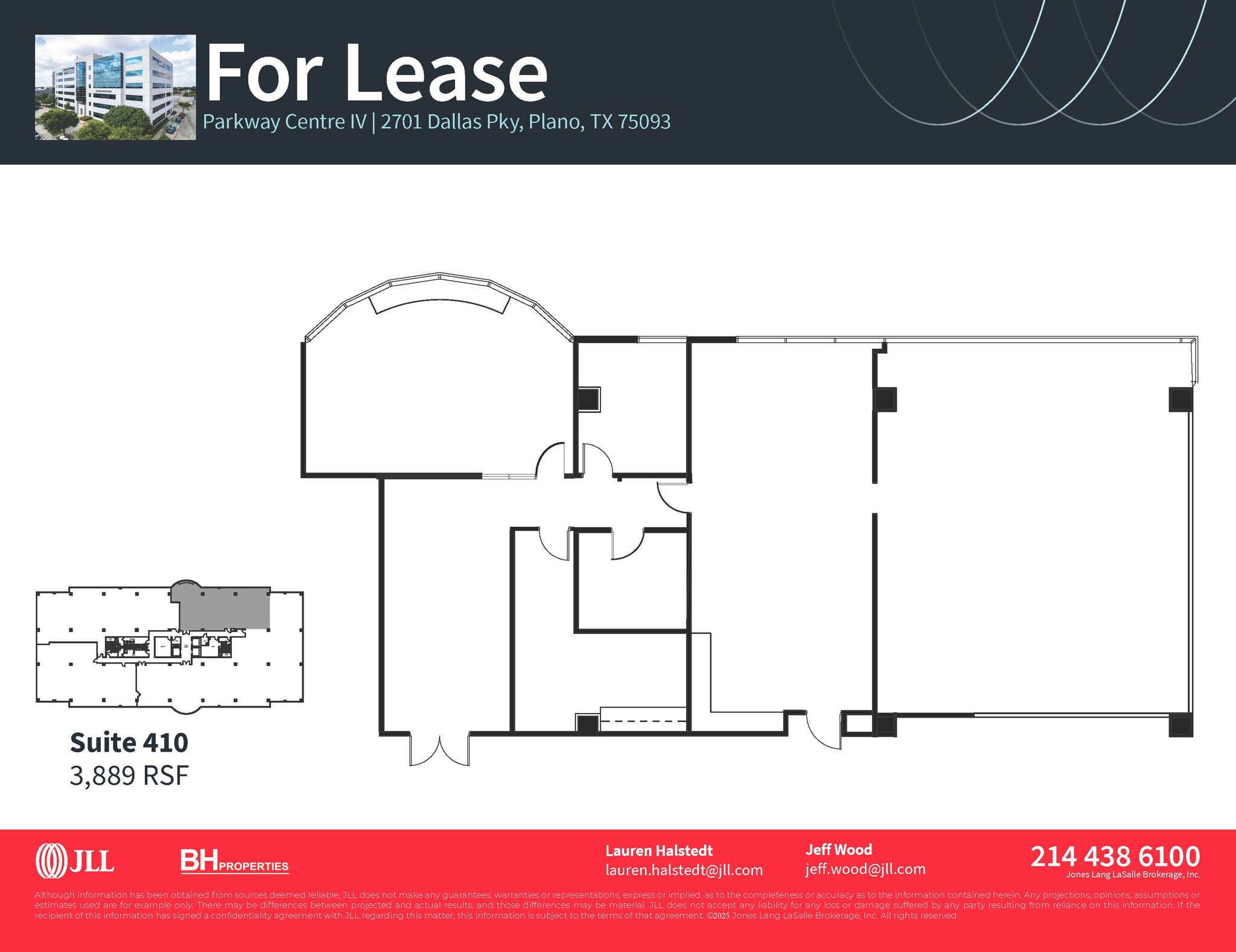 2701 Dallas Pky, Plano, TX à louer Plan d’étage– Image 1 sur 1