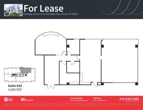 2701 Dallas Pky, Plano, TX à louer Plan d’étage– Image 1 sur 1
