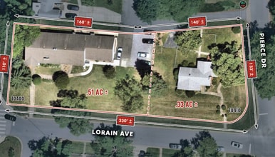 10400-10410 Lorain Ave, Silver Spring, MD - Vue aérienne vue de carte