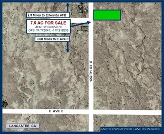 Plus de détails pour 120th St, Lancaster, CA - Terrain à vendre