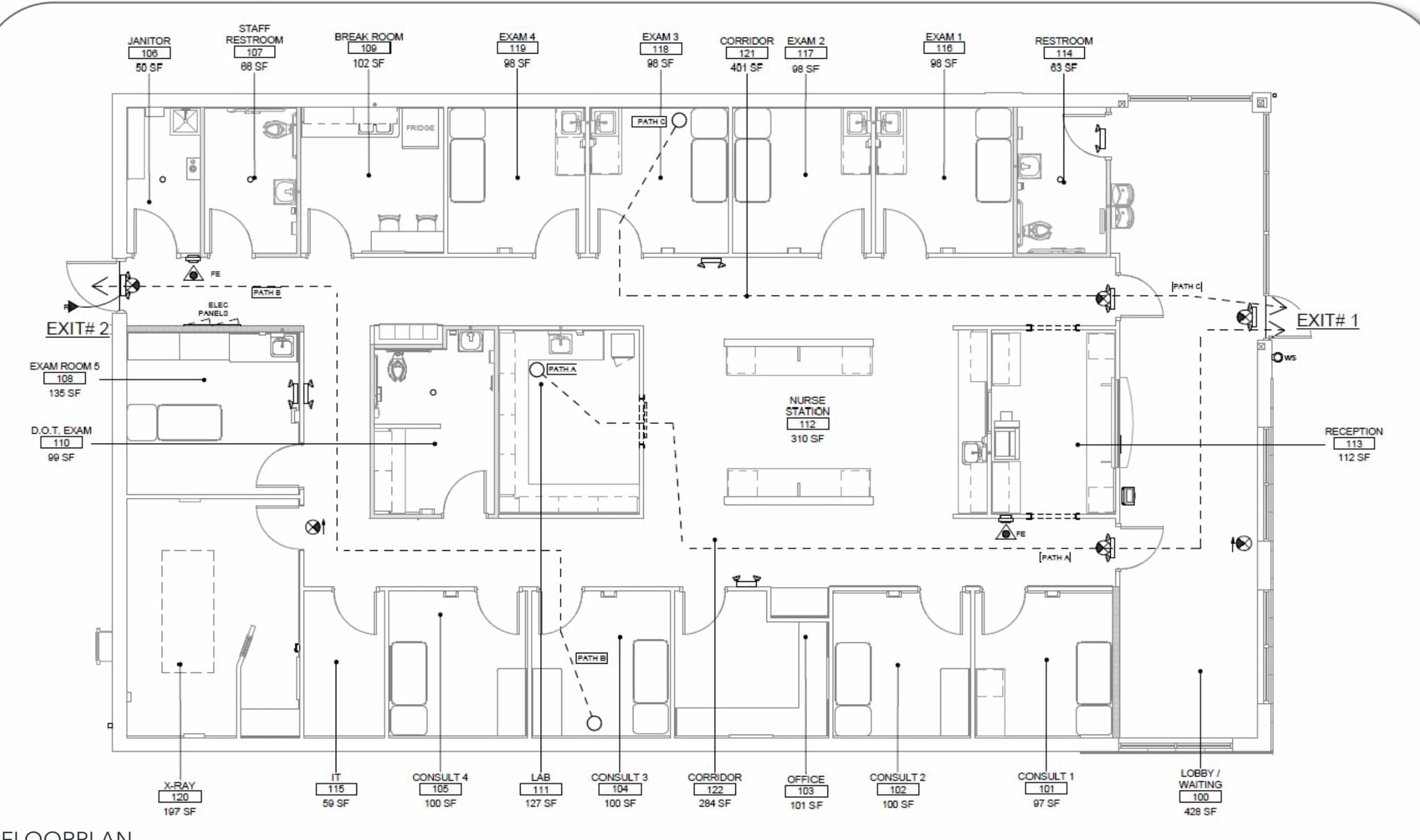 2717 W Broadway St, Princeton, IN à louer Plan d’étage– Image 1 sur 1