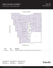 1 Church St, Rockville, MD à louer Plan d’étage– Image 1 sur 1