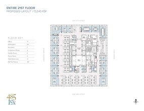485 Lexington Ave, New York, NY à louer Plan d’étage– Image 2 sur 2