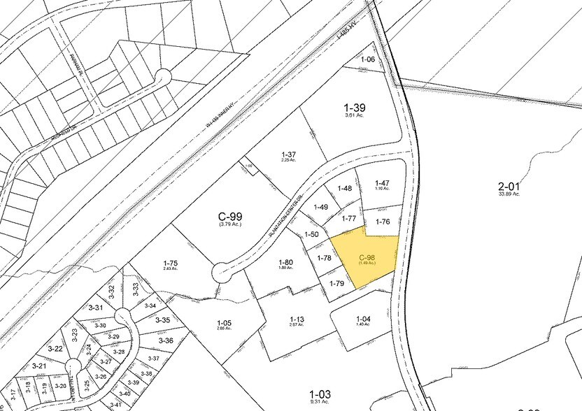 2435 Plantation Center Dr, Matthews, NC à louer - Plan cadastral – Image 2 sur 6