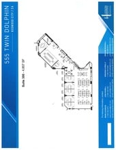 555 Twin Dolphin Dr, Redwood City, CA à louer Plan d’étage– Image 1 sur 1