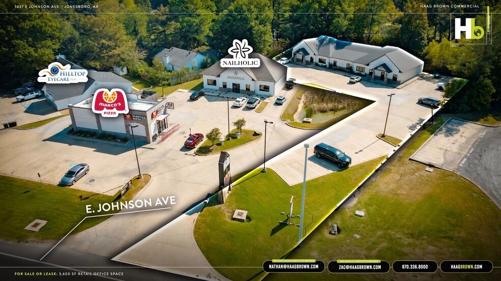 3637 E Johnson Ave, Jonesboro, AR à vendre - Aérien – Image 3 sur 5