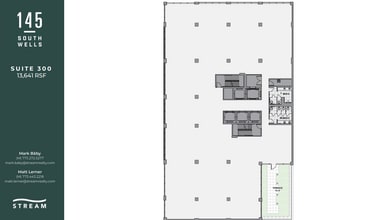 145 S Wells St, Chicago, IL à louer Plan d’étage– Image 1 sur 1