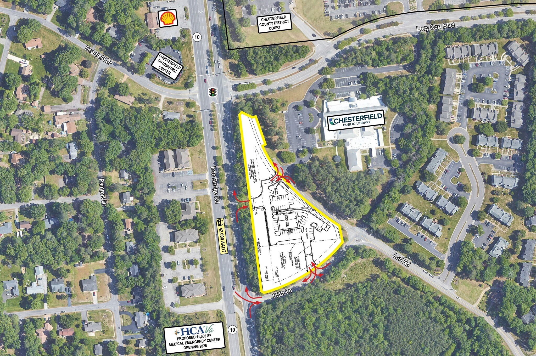 9601 Iron Bridge Rd, Chesterfield, VA à louer Photo principale– Image 1 sur 2