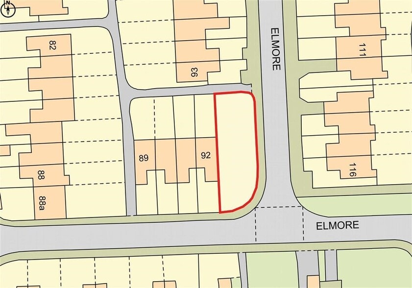 92 Elmore, Swindon à vendre - Plan de site – Image 1 sur 3
