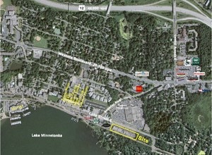 812-864 E Lake St, Wayzata, MN - VUE AÉRIENNE  vue de carte