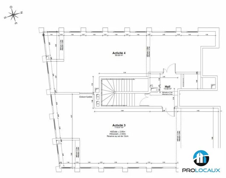 Bureau dans Le Pont-de-Claix à vendre - Plan d’étage – Image 2 sur 7
