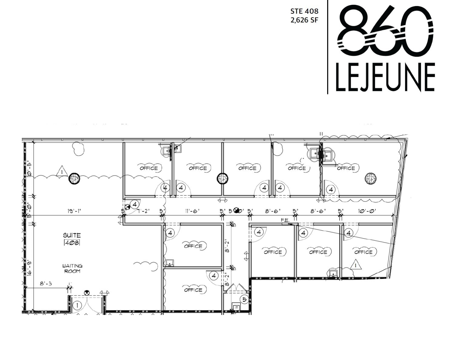 850 NW 42nd Ave, Miami, FL à louer Plan d’étage– Image 1 sur 5
