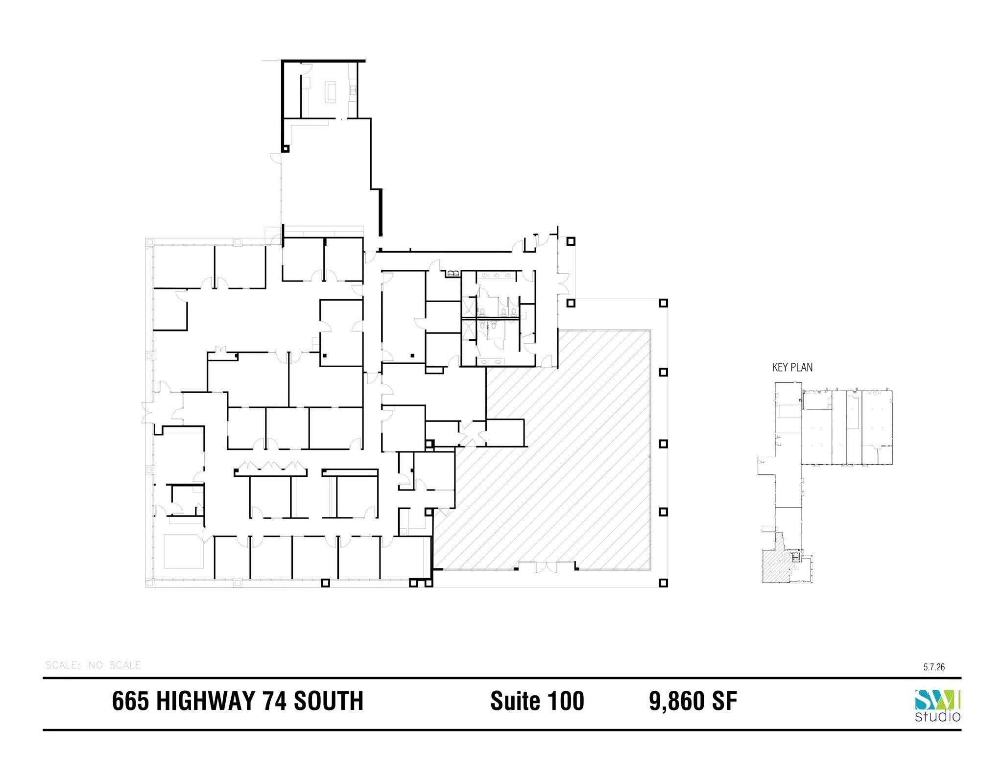 665 Highway 74 S, Peachtree City, GA à louer Plan de site– Image 1 sur 1