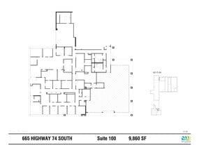 665 Highway 74 S, Peachtree City, GA à louer Plan de site– Image 1 sur 1