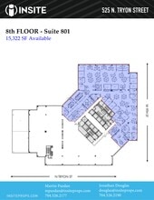 525 N Tryon St, Charlotte, NC à louer Plan de site– Image 2 sur 12