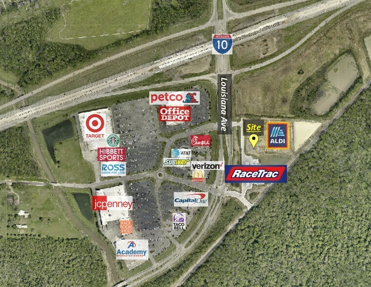 3200 Louisiana Ave, Lafayette, LA à vendre - Aérien – Image 3 sur 6