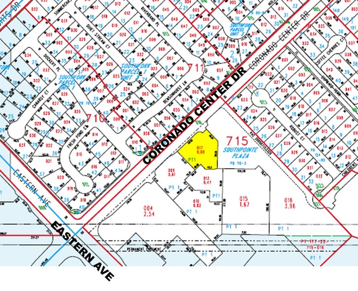 750 Coronado Center Dr, Henderson, NV à louer - Plan cadastral – Image 2 sur 9