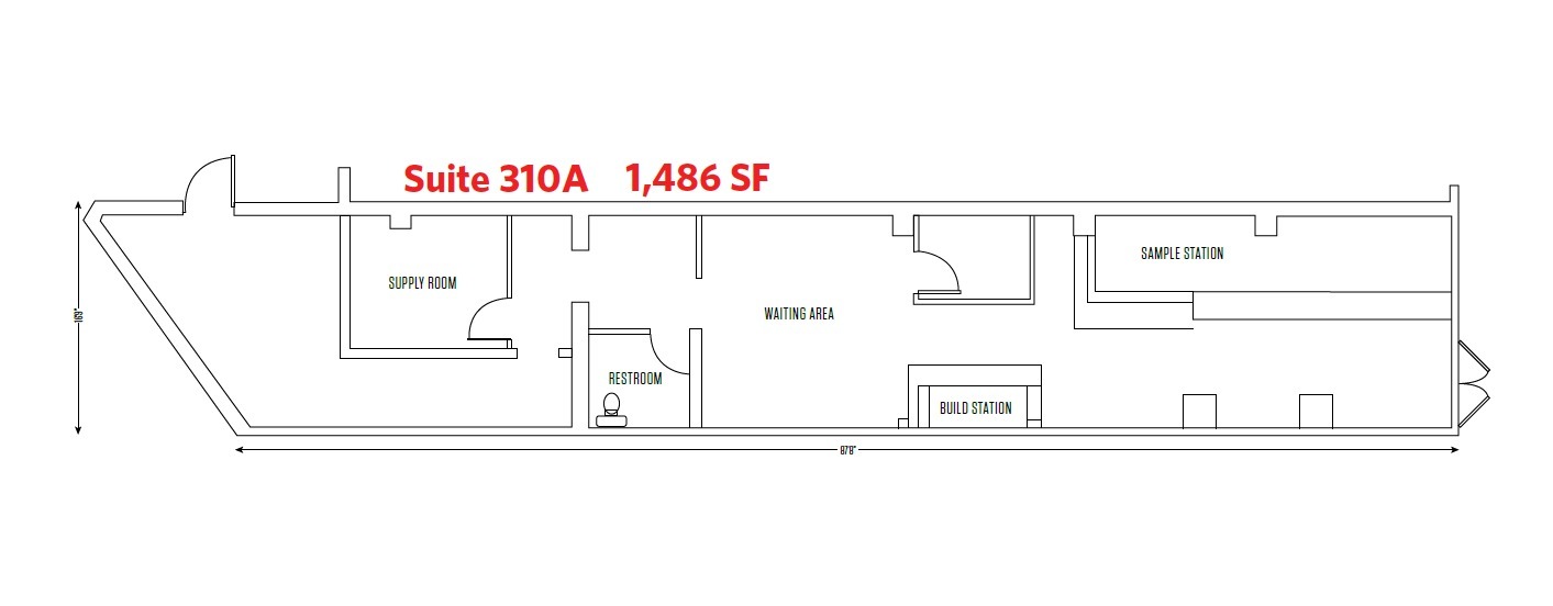 300 S Washington St, Falls Church, VA à louer Plan d’étage– Image 1 sur 1