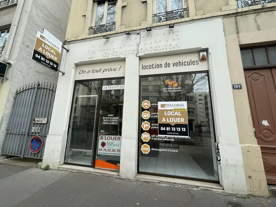 Local commercial dans Lyon à louer Photo de l’immeuble– Image 1 sur 4