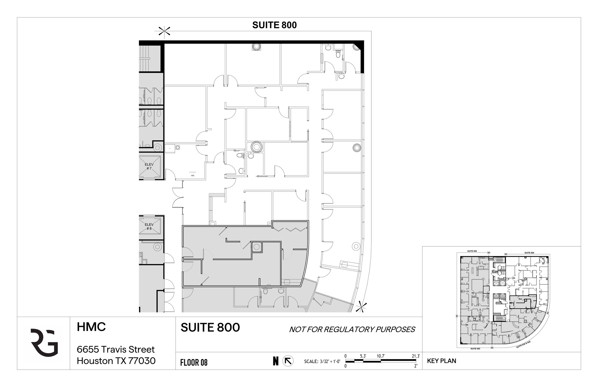 6655 Travis St, Houston, TX à louer Plan de site– Image 1 sur 1