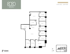 8080 N Central Expy, Dallas, TX à louer Plan d’étage– Image 2 sur 2