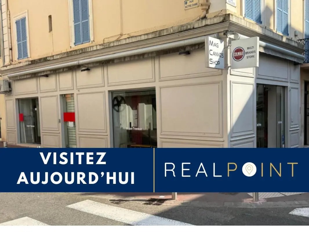 Local commercial dans Cannes à louer Photo de l’immeuble– Image 1 sur 8