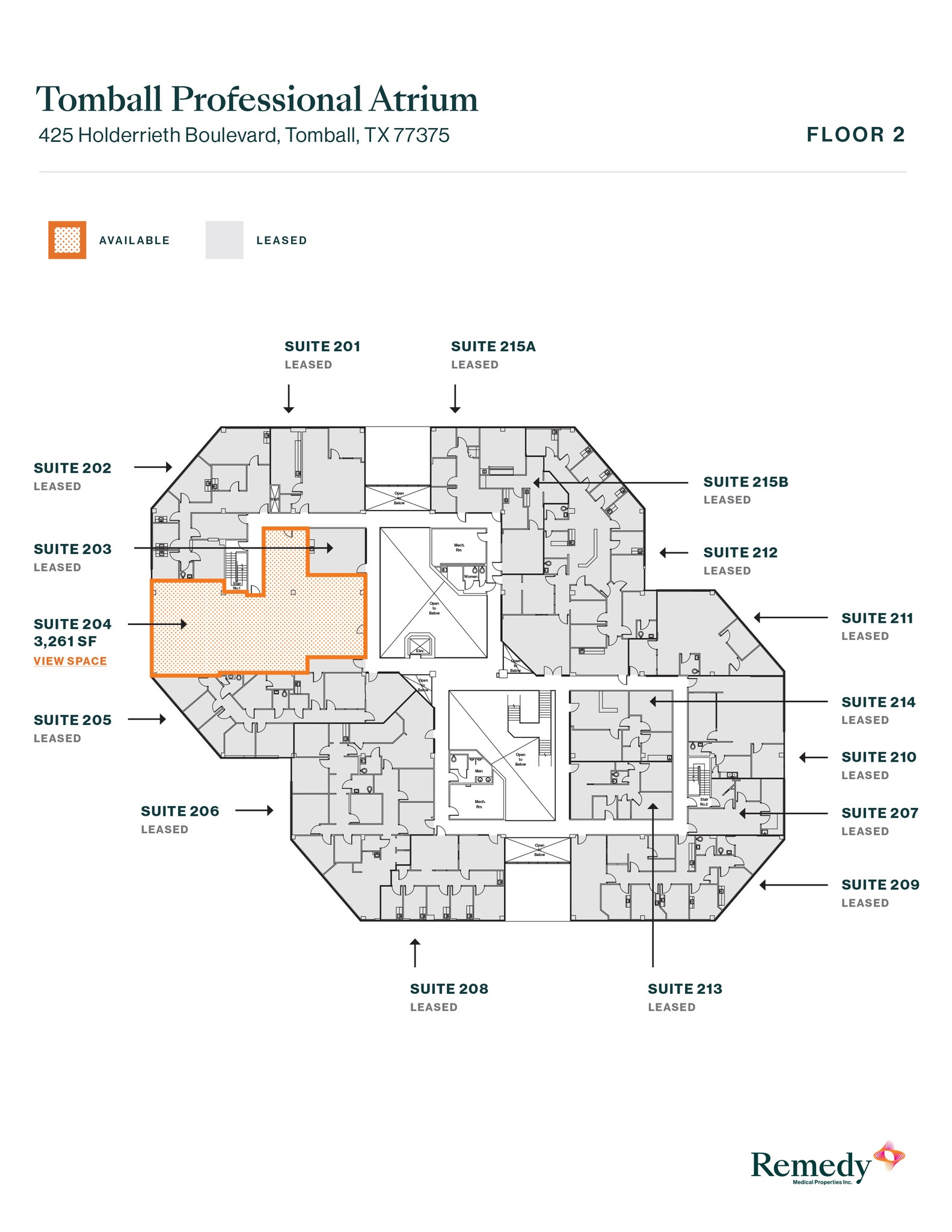 425 Holderrieth Blvd, Tomball, TX à louer Plan d’étage– Image 1 sur 1