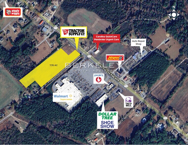 8129 NC-711, Pembroke, NC à vendre - Photo de l’immeuble – Image 2 sur 3