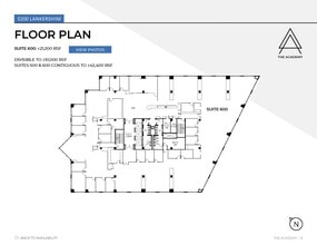 5200 Lankershim Blvd, North Hollywood, CA à louer Plan d’étage– Image 1 sur 1