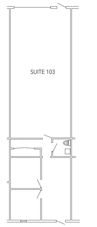 4110 Cedar Lake Dr, Dallas, TX à louer Plan d’étage– Image 1 sur 1