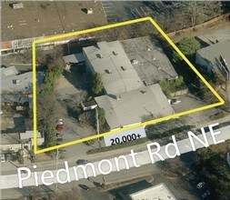 1919 Piedmont Rd NE, Atlanta, GA - VUE AÉRIENNE  vue de carte