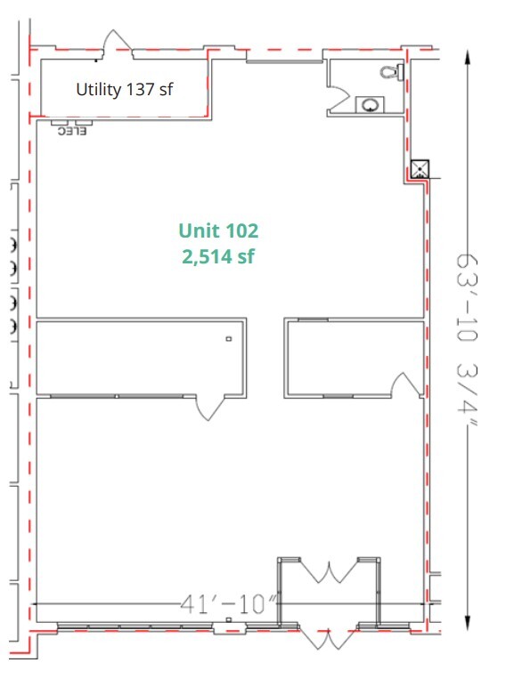 10210 111 Ave, Grande Prairie, AB à louer Plan d’étage– Image 1 sur 1