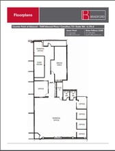 1544 Valwood Pky, Carrollton, TX à louer Plan d’étage– Image 1 sur 1