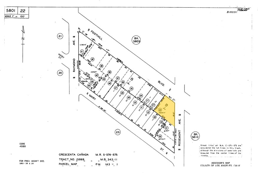 2600 Foothill Blvd, La Crescenta, CA à louer - Plan cadastral – Image 2 sur 26