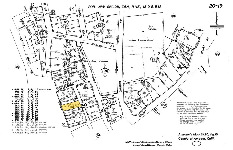 160 Main St, Jackson, CA à vendre - Plan cadastral – Image 3 sur 84