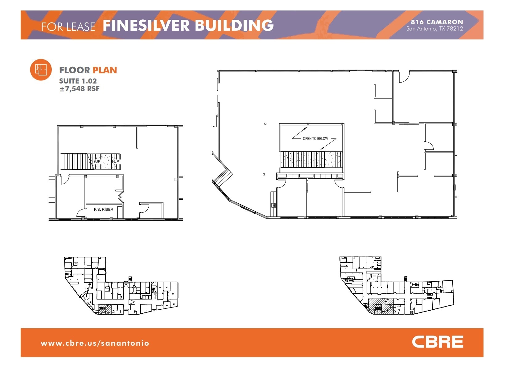 816 Camaron St, San Antonio, TX à louer Plan d’étage– Image 1 sur 1