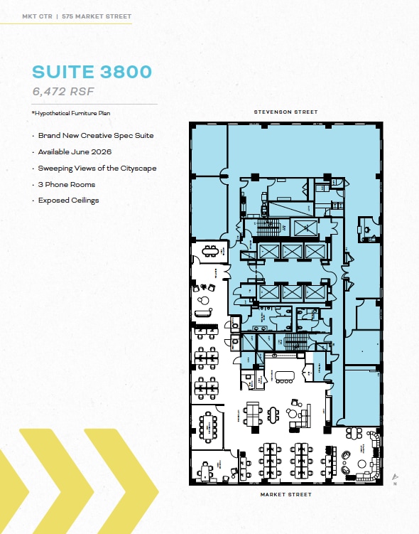 575 Market St, San Francisco, CA à louer Photo intérieure– Image 1 sur 1