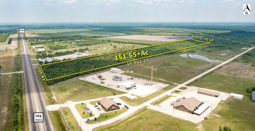 151+/-Ac 00 Hwy 146, Dayton, TX à vendre - Aérien – Image 2 sur 7
