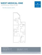 12121 Richmond Ave, Houston, TX à louer Plan d’étage– Image 1 sur 1