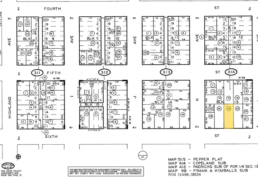 1121 E 6th St, National City, CA à vendre - Plan cadastral – Image 3 sur 19