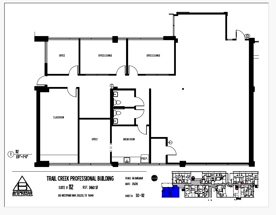 350 Westpark Way, Euless, TX à louer Plan d’étage– Image 1 sur 1