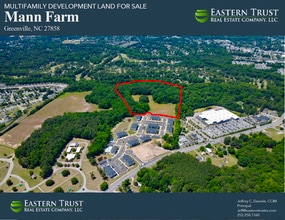 0 Mann Farm Rd, Greenville, NC - Vue aérienne vue de carte - Image1